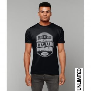 Surfing Contest 1992 Black T-shirt